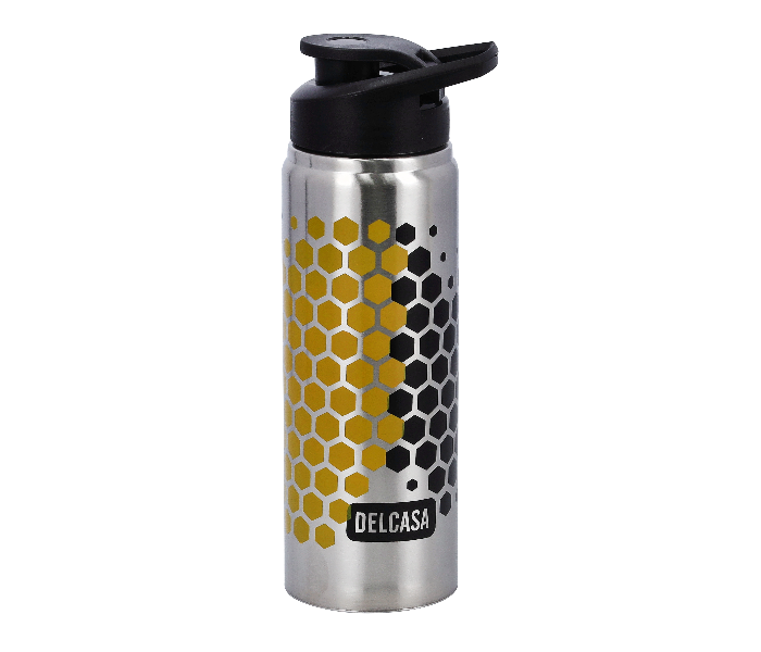 Delcasa DC1898 800ml Eureka Stainless Steel Reusable Stainless Steel Water Bottle -Silver - Zoom Image 1