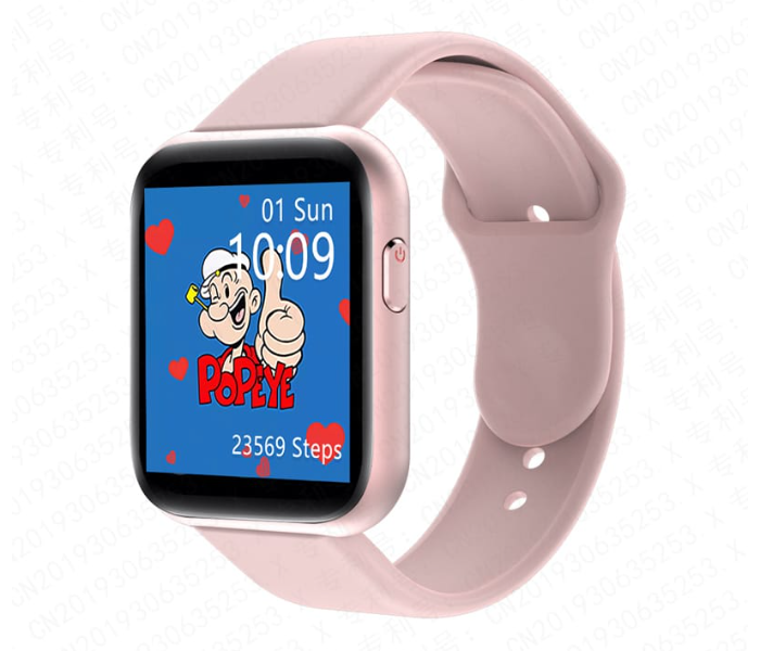 Y68 Heart Rate Monitoring Sports Smart Watch -Pink - Zoom Image 1