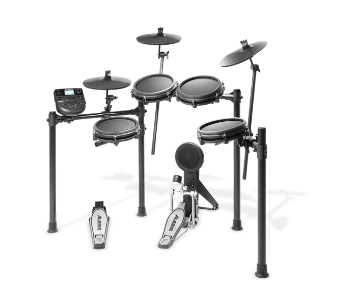 Alesis Nitro Mesh Kit 8 Piece Electronic Drum Kit with Mesh Heads - Black - Zoom Image 2