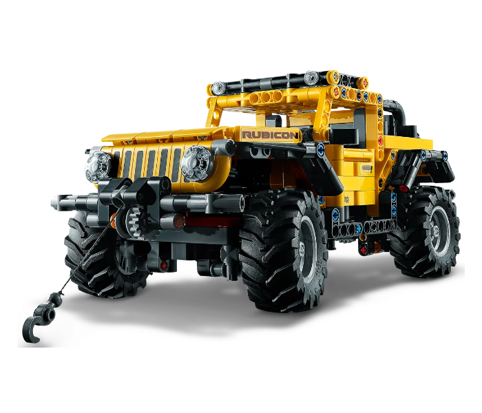 Lego 665 Piece Wrangler Jeep Toy for Kids -Yellow - Zoom Image 3