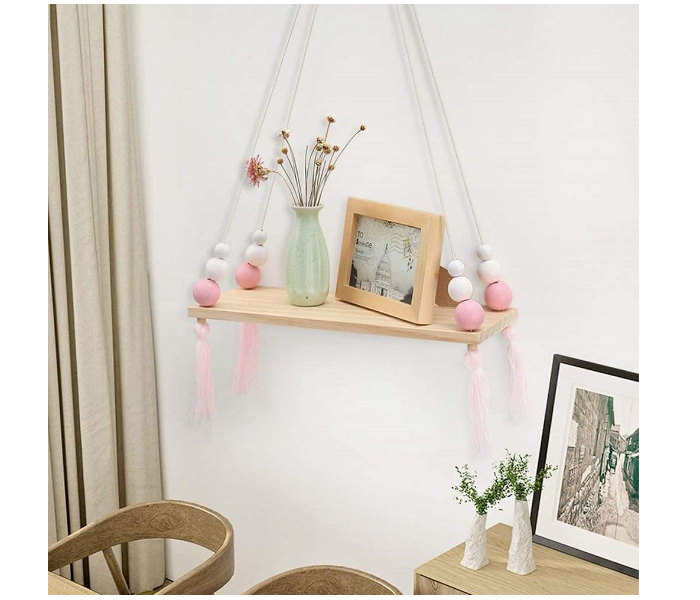 Wall Hanging Colorful Beads Decoration for Kids Bedrooms - Pink - Zoom Image 2