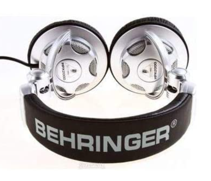 Behringer HPX2000 High Definition DJ Headphone - Black and Silver - Zoom Image 2