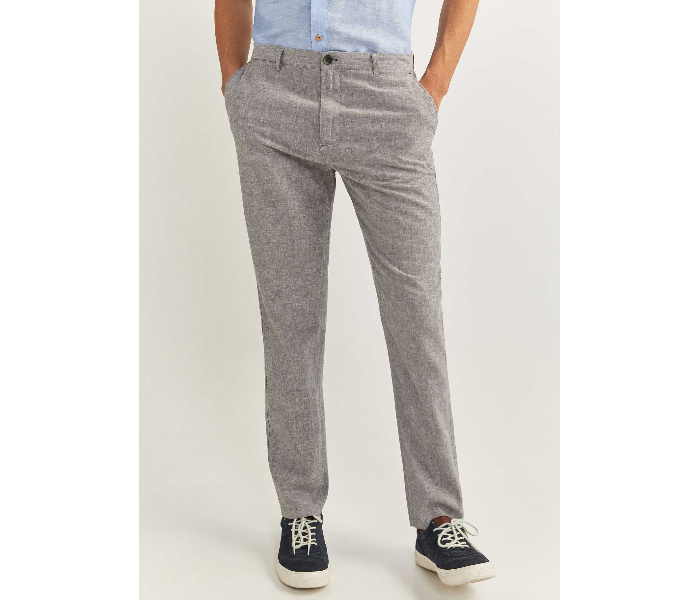 Springfield 155711443 Size 38 Chinos for Men - Grey - Zoom Image 1