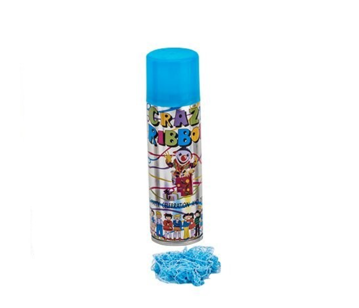 Crazy Ribbon Eco-Friendly Party Spray - Blue - Zoom Image