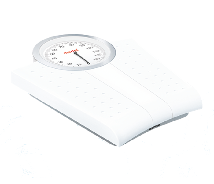 Medel 95224 Kilo Mechanical Retro Design Scale with Non-Slip Platform - White - Zoom Image 2