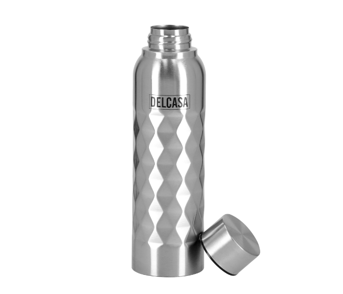 Delcasa DC1586 750ml Stainless Steel Reusable and Lightweight Water Bottle - Silver - Zoom Image 2