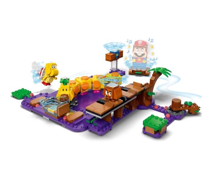 Lego 374 Pieces Super Mario Wigglers Poison Swamp Expansion Set For Kids - Zoom Image 2