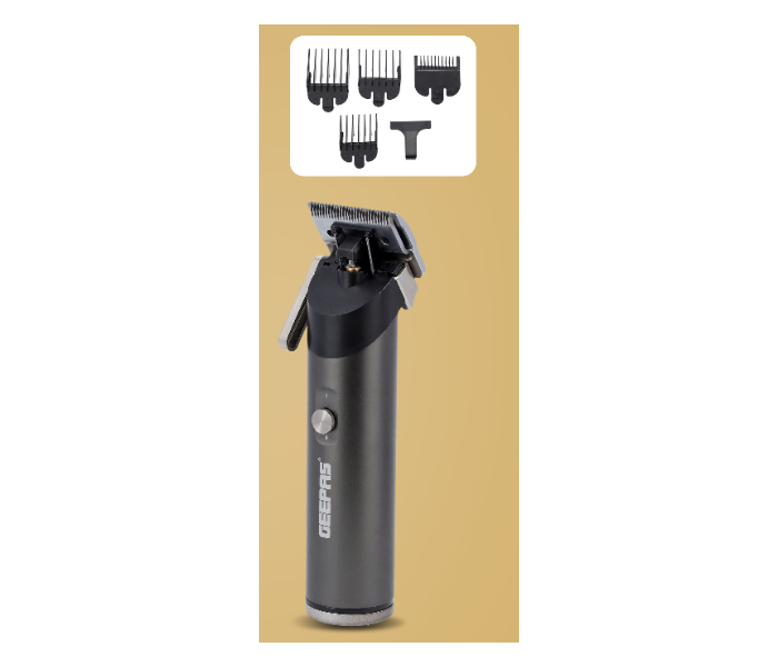 Geepas GTR56029 2000mAh Professional Rechargeable Trimmer -Black and Grey - Zoom Image