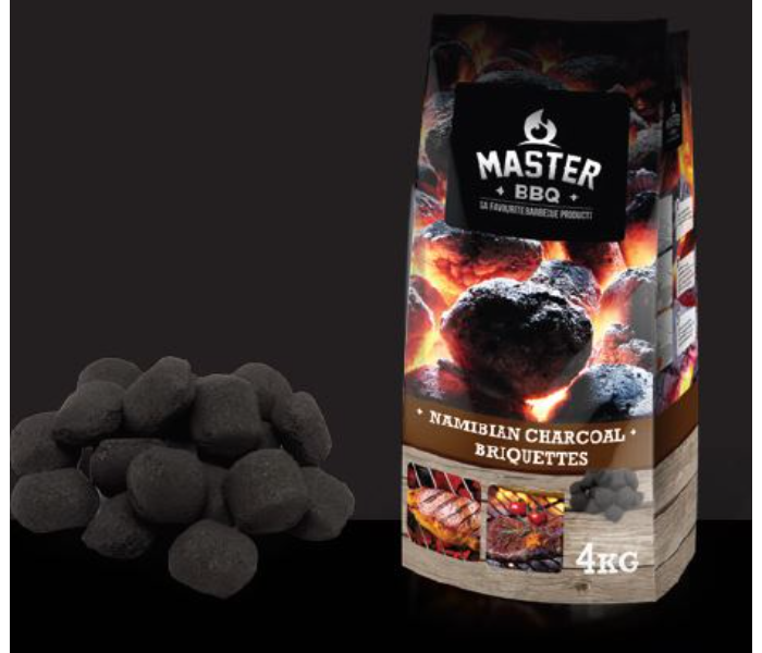 Pheonix MS-BBQ4KG 4 kg Long Burning Master BBQ Charcoal Briquettes -Black - Zoom Image