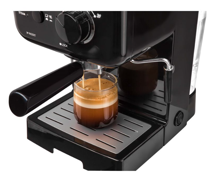 Sencor SES1710BK 1140W Espresso Machine with Pre-Brew Function-Black - Zoom Image 3