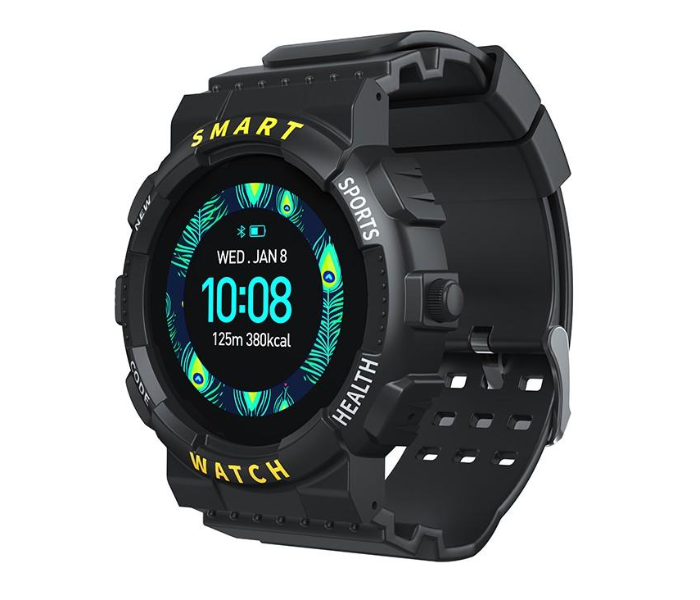 Z19 Bluetooth Touch Control Smart Watch with Heart Rate Blood Pressure and Sleep Monitor - Black - Zoom Image 1