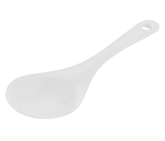 Delcasa DC2332 Melamine Serving Spoon - White - Zoom Image 1