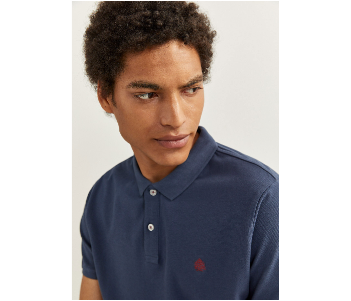 Springfield 143801812 Medium Polo Shirt for Men - Blue - Zoom Image 2