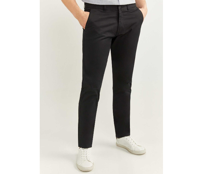 Springfield 155715701 Size 42 Chinos for Men - Black - Zoom Image 1