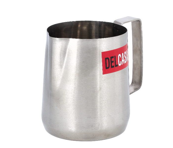 Delcasa DC1987 600ml Stainless Steel Milk Pitcher With Handle -Silver - Zoom Image 4