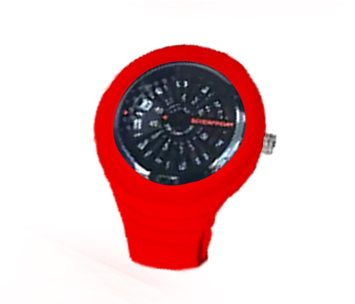 New Fashion Quartz Movement Fashion Casual Watch for Men and Women-Red - Zoom Image