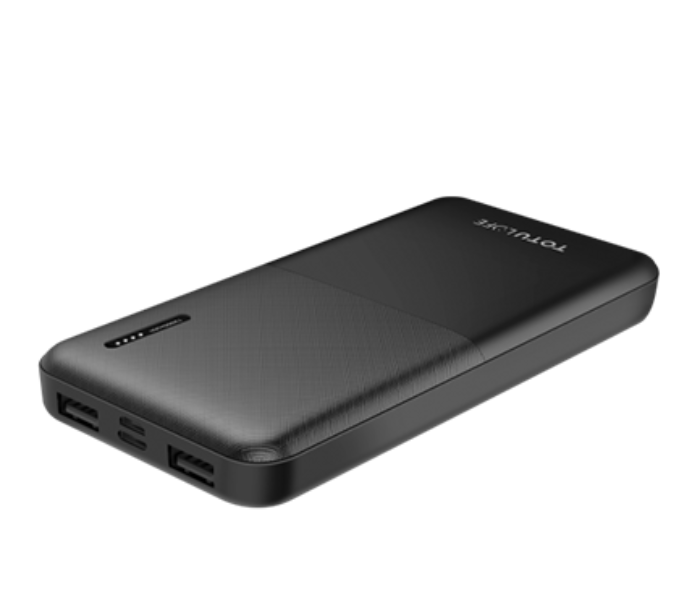 Totu T-CSPBM12 Compact Series 12000mAh Power Bank - Black - Zoom Image 1