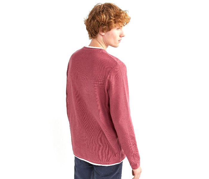 Springfield 141759272 XXL Cotton Knitwear for Men - Pink - Zoom Image 3