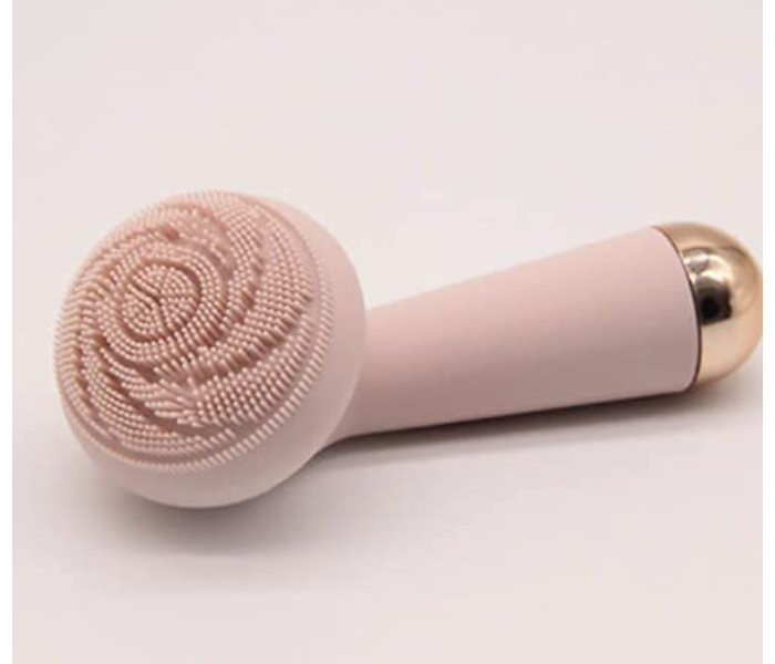 Chargeable Soft Silicone Deep Cleaning and Exfoliating Waterproof Face Brush - Pink - Zoom Image 6