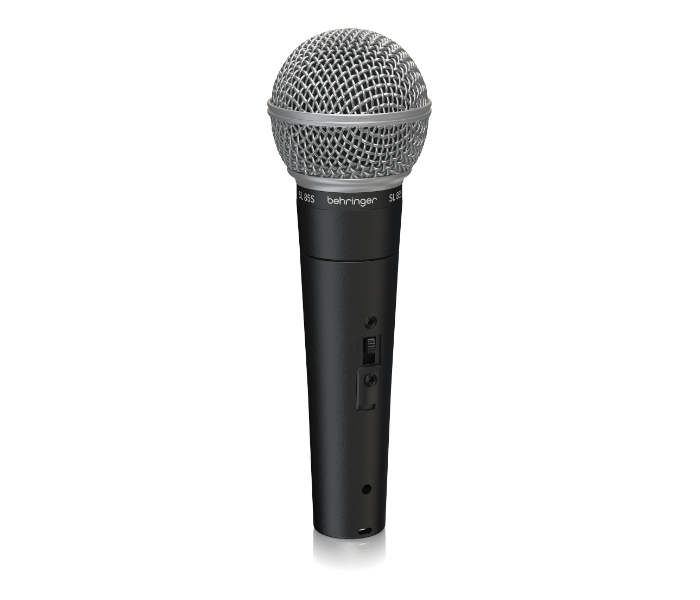 Behringer SL 85S Dynamic Cardioid Microphone with Switch - Black and Silver - Zoom Image 2