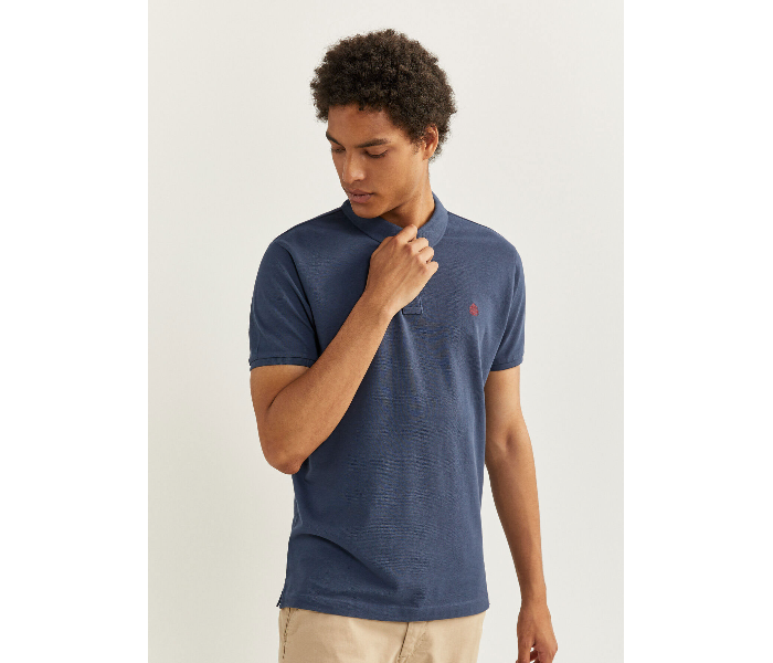 Springfield 143801812 Large Polo Shirt for Men - Blue - Zoom Image 1