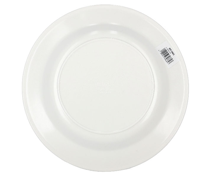 Delcasa DC1864 10 Inch Durable and Heat Resistant Melamine Soup Plate - White and Blue - Zoom Image 2