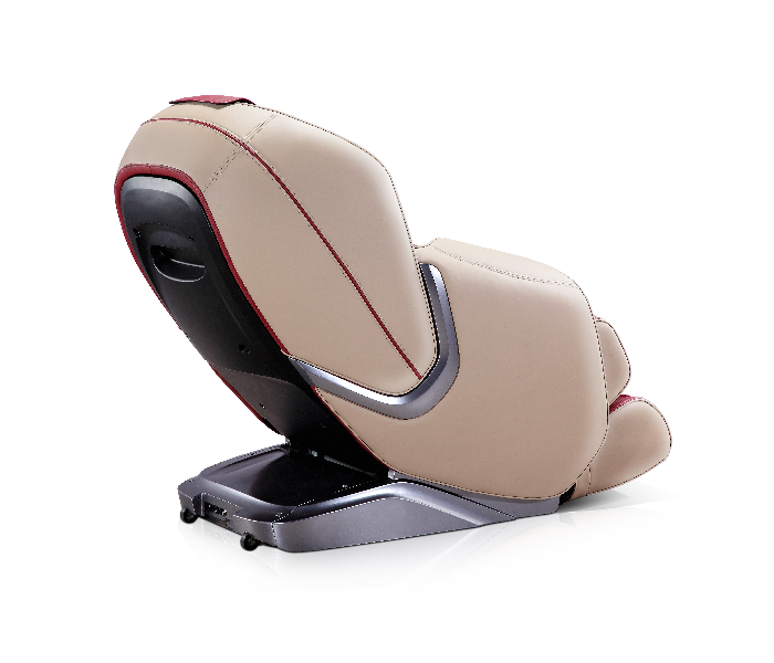 iRest SL-A300 110W SL Shape Curved Rail Stepless Calf Rest Mechanical Massage Intelligent Full Body Massage Chair  -Beige  - Zoom Image 3