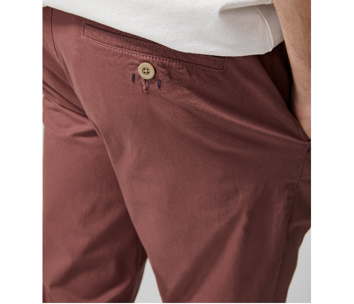 Springfield 155564269 Size 48 Chinos for Men - Maroon - Zoom Image 3