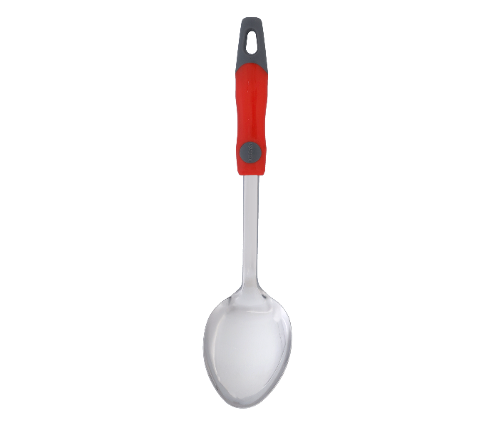 Delcasa DC1933 25X7.8 cm Stainless Steel Rice Spoon -Silver and Red - Zoom Image 3