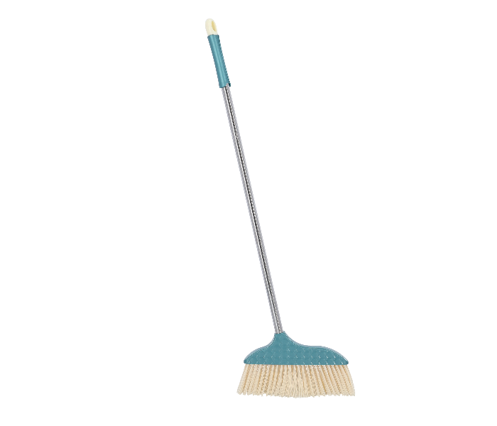 Delcasa DC2007 Dust Pan with Broom For Floor Cleaning -Blue and Silver - Zoom Image 2