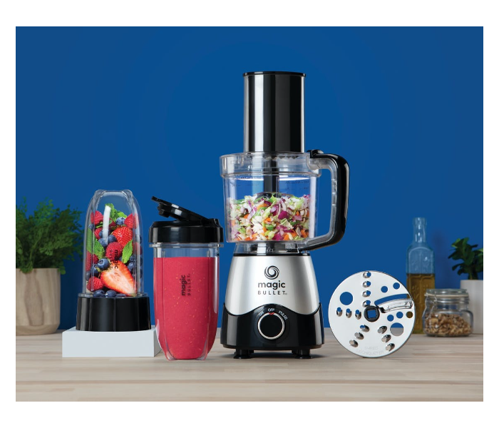 Magic Bullet Kitchen Express Blender 400Watts With Mini Food Processor - Silver - Zoom Image 1