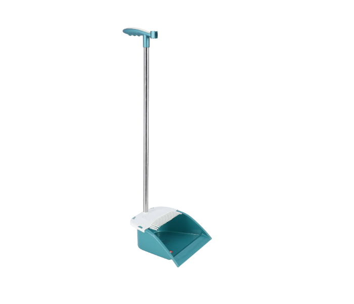 Delcasa DC2007 Dust Pan with Broom For Floor Cleaning -Blue and Silver - Zoom Image 3