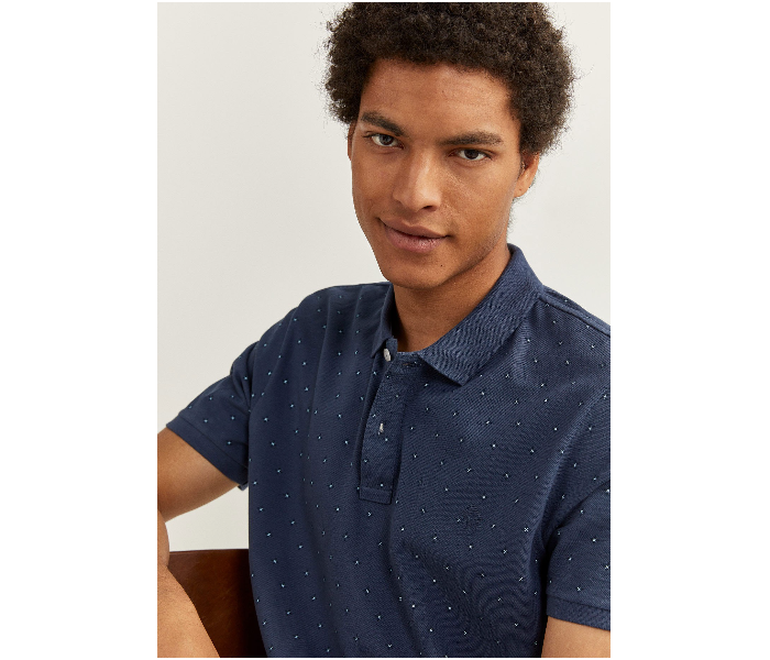 Springfield 143803412 Small Polo Shirt for Men - Dark Blue - Zoom Image 2