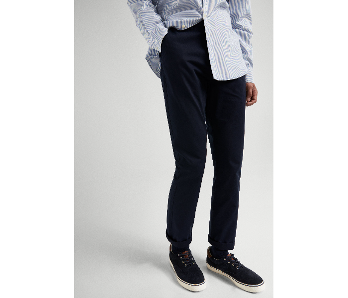 Springfield 155552911 Size 42 Chinos for Men - Dark Blue - Zoom Image 1