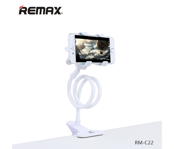 Remax RM-C22 360 Degree Rotating Lazy Undetachable Stand -Black - Zoom Image 3