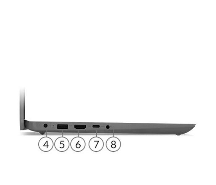 LENOVO IDEAPAD 3 -82H700G6AX  -GREY 14Inch FHD Intel Core i5 1135G7 2.40 GHz Processor 12GB RAM 512GB SSD 2GB NVIDIA Geforce MX 350 Graphics Windows 11 Home FP Reader -Grey - Zoom Image 3