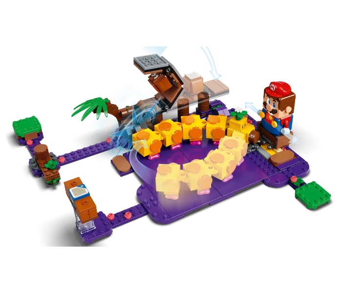 Lego 374 Pieces Super Mario Wigglers Poison Swamp Expansion Set For Kids - Zoom Image 6