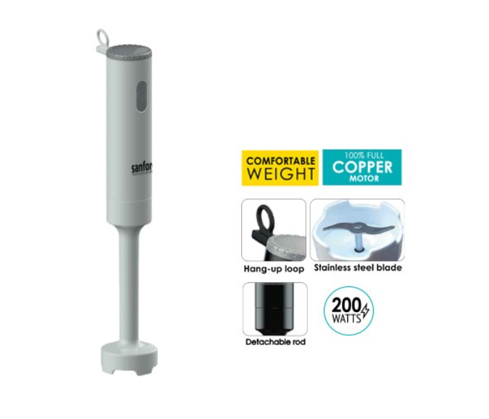 Sanford SF5506SB-A 200 Watts Multi Hand Stick Blender - White - Zoom Image