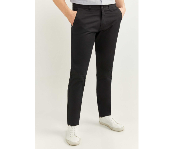 Springfield 155715701 Size 38 Chinos for Men - Black - Zoom Image 1