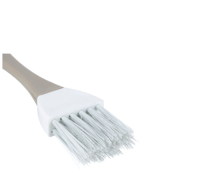 Delcasa DC1984 Durable Flat Egg Brush -Grey and White - Zoom Image 4