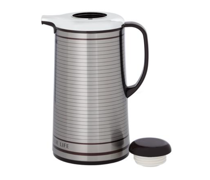 Olsenmark OMVF2477 1 Liter Hot And Cold Vacuum Flask - Silver and Black - Zoom Image 4