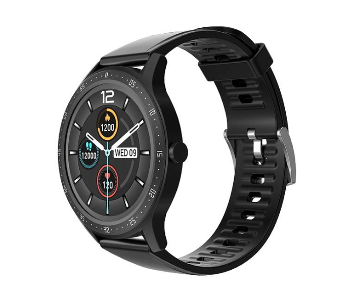 Porodo PD-VORTEX-BK 1.3 Inch HD Touch Screen IP67 Waterproof Sleep and Heart Rate Monitoring Smart Watch - Black - Zoom Image 3