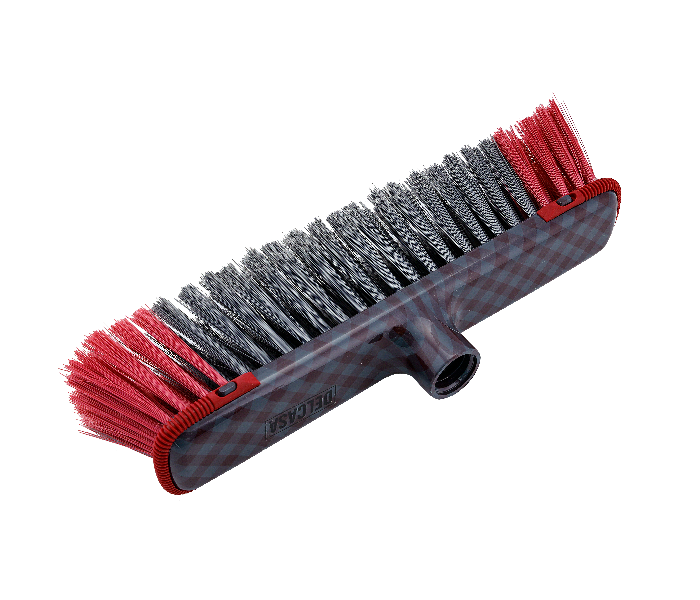 Delcasa DC1615 Indoor and Outdoor Sweeping Detachable Handle Broom - Red & Grey - Zoom Image 2