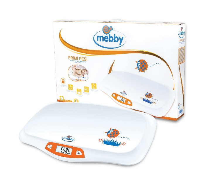 Mebby 95136 Primi Pesi Child Scale for Infants and Newborns - White - Zoom Image 1