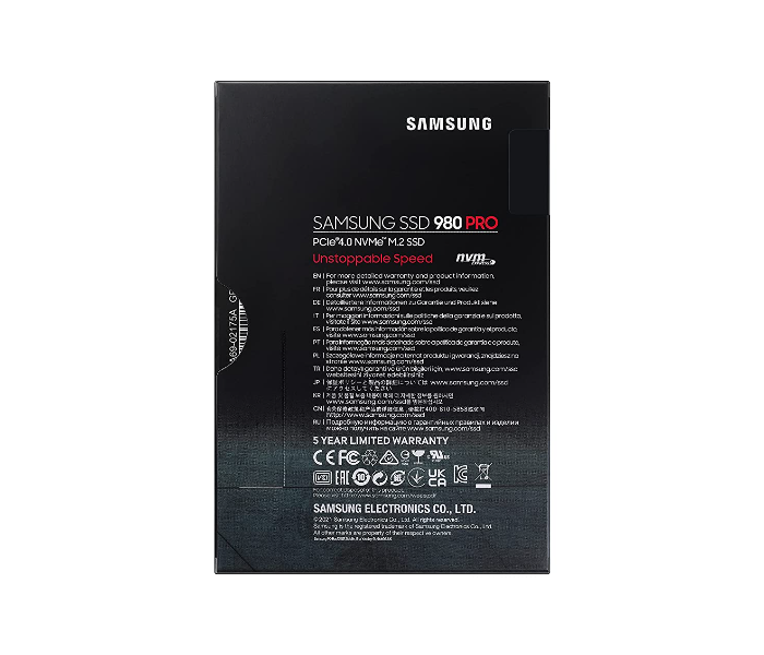 Samsung 980 PRO PCIe 4.0 NVMe Internal Solid State Drive 2TB MZ-V8P2T0 - Zoom Image 4