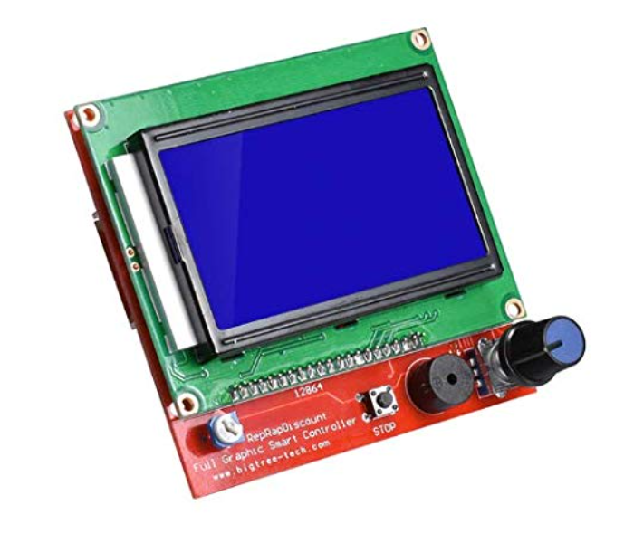 Arduino RepRapDiscount Full 12864 LCD Graphic Smart Controller - Red and Green - Zoom Image 2