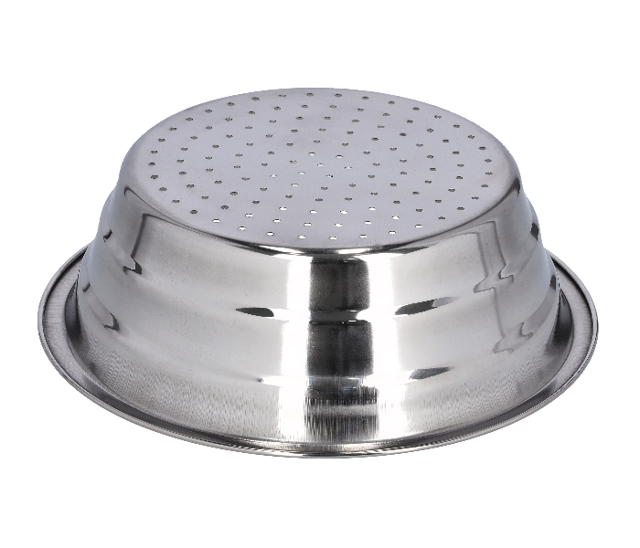 Delcasa DC1874 29 cm Stainless Steel Rice Strainer with Bottom Hole -Silver - Zoom Image 3