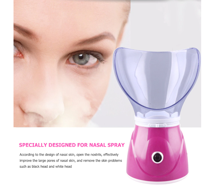 Electric Facial Steamer 60ml Face Steaming Cleansing Skin Humidification Moisturizing Instrument - Pink - Zoom Image 2