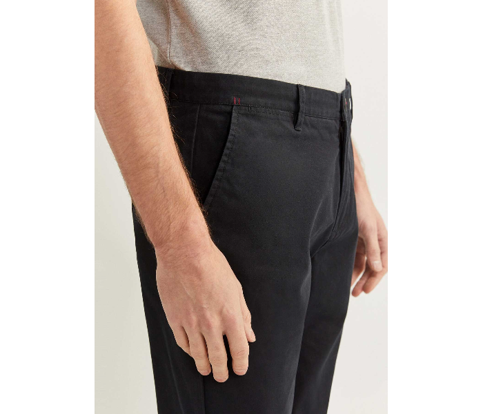 Springfield 155702501 Size 38 Chinos for Men - Black - Zoom Image 2