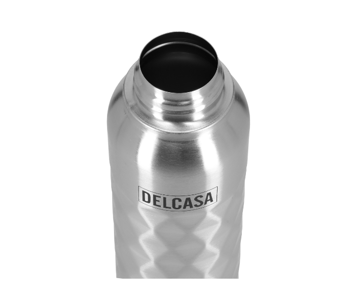 Delcasa DC1586 750ml Stainless Steel Reusable and Lightweight Water Bottle - Silver - Zoom Image 4